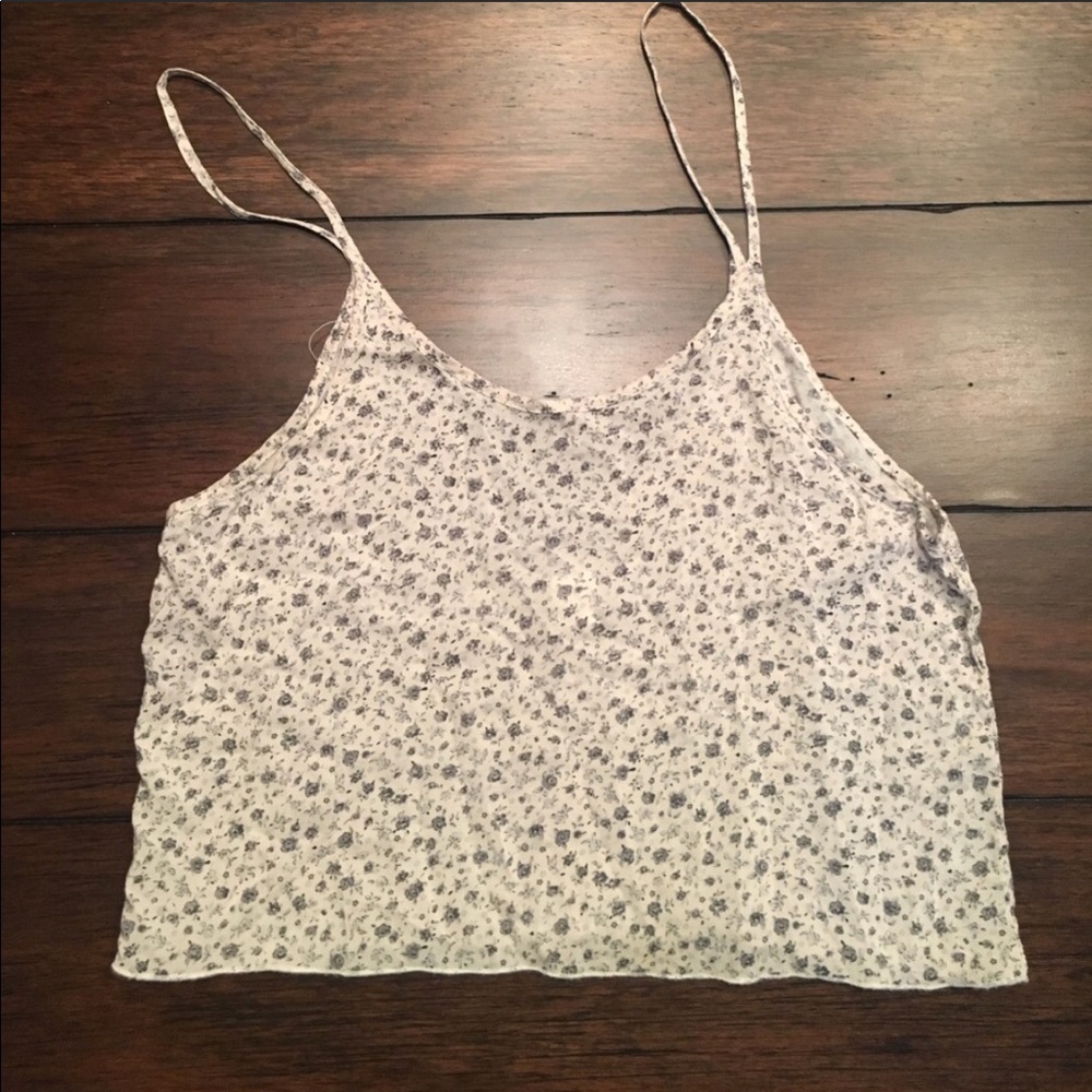 Brandy Melville Floral Crop Top